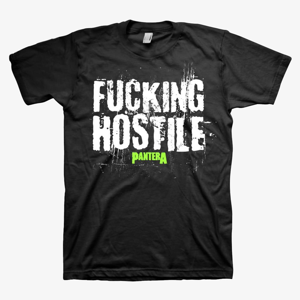 Camiseta Pantera - Fucking Hostile II - Preta em Oferta na Shopee