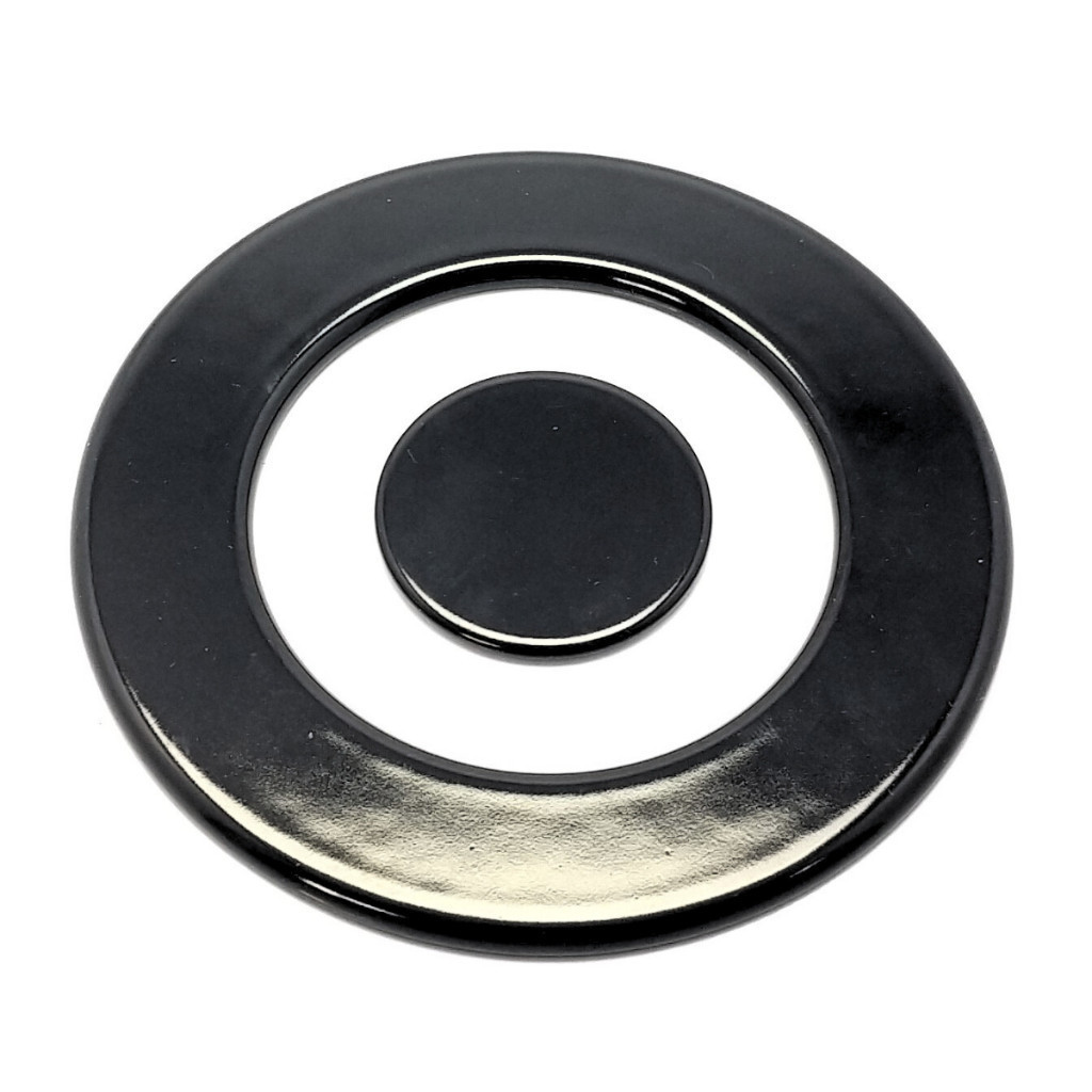 1 Aro Central + 1 Tampinha Do Tripla Chama Para Fogoes Electrolux 56ERB 76ERB 76USV 56DXQ