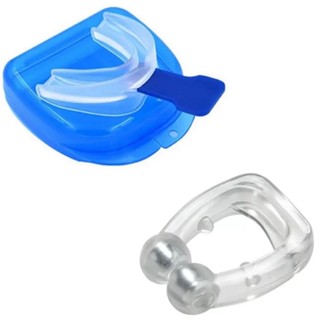 Kit Clip Nasal Anti Ronco Magnético Apneia Do Sono + Protetor Bucal Silicone em Oferta na Shopee