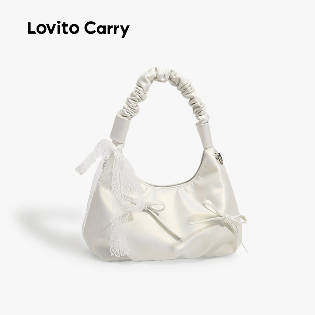 (Lovito Carry) Bolsa de Ombro Pequena Casual para Mulheres LR27E010 em Oferta na Shopee
