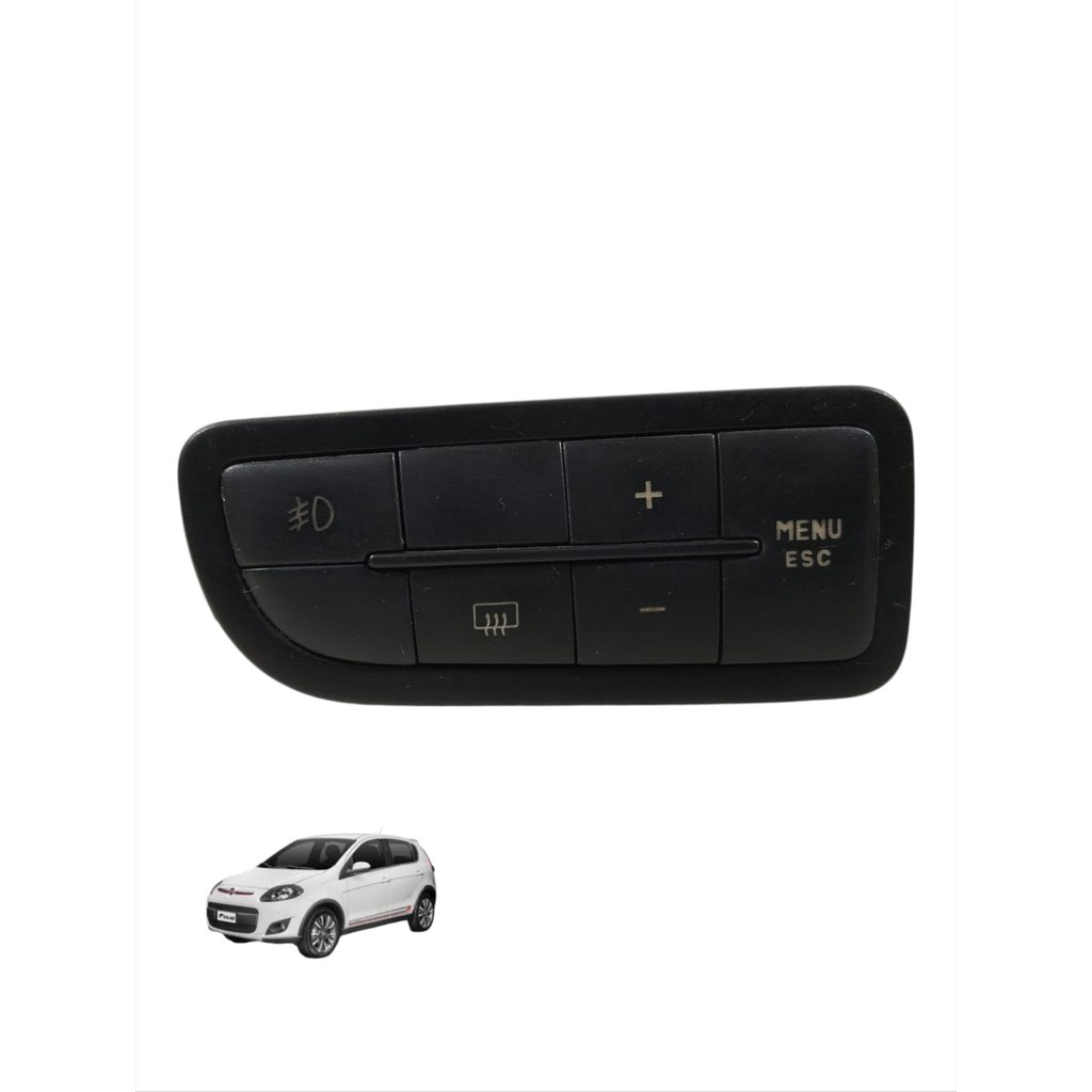 Botão farol milha desembaçador fiat novo palio 2012 a 2017