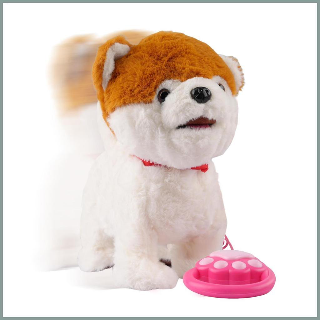 Cão Robótico Realista Interativo Brinquedos De Pelúcia Toque Detecção Ai Robô Com Sons