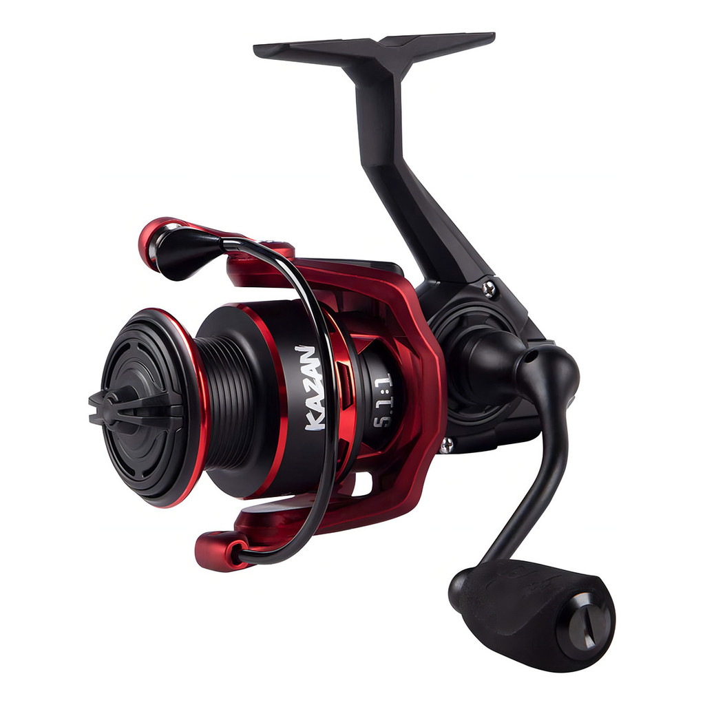 Molinete Kazan 4000 Drag 5kg 6 Rolamentos - Maruri Lado Da Manivela Direito/esquerdo Preto