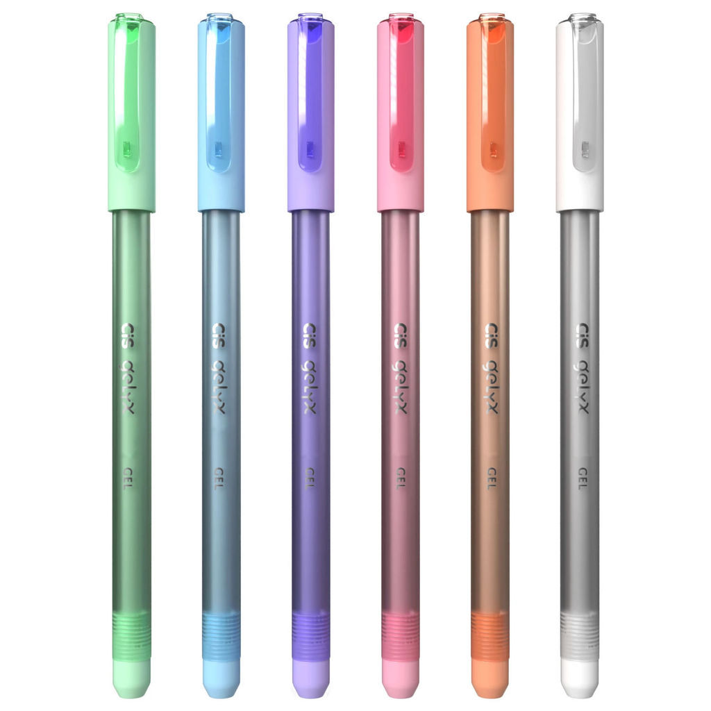 Caneta Gel Cis Gelyx Pastel 6 Cores 0.8mm em Oferta na Shopee