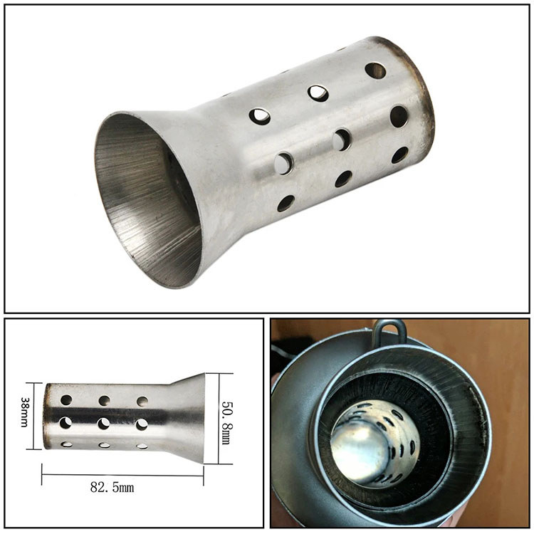 Inserção De Entrada Universal 51mm Defletor De Escape Da Motocicleta Silenciador De Tubo Removível DB Killer