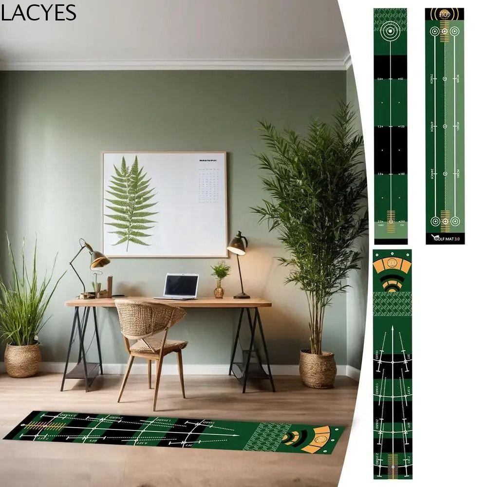 LACYES Tapete De Prática De Golfe , Almofada De Treinamento Leve Antiderrapante , Cobertor Verde Dobrável Para Colocação