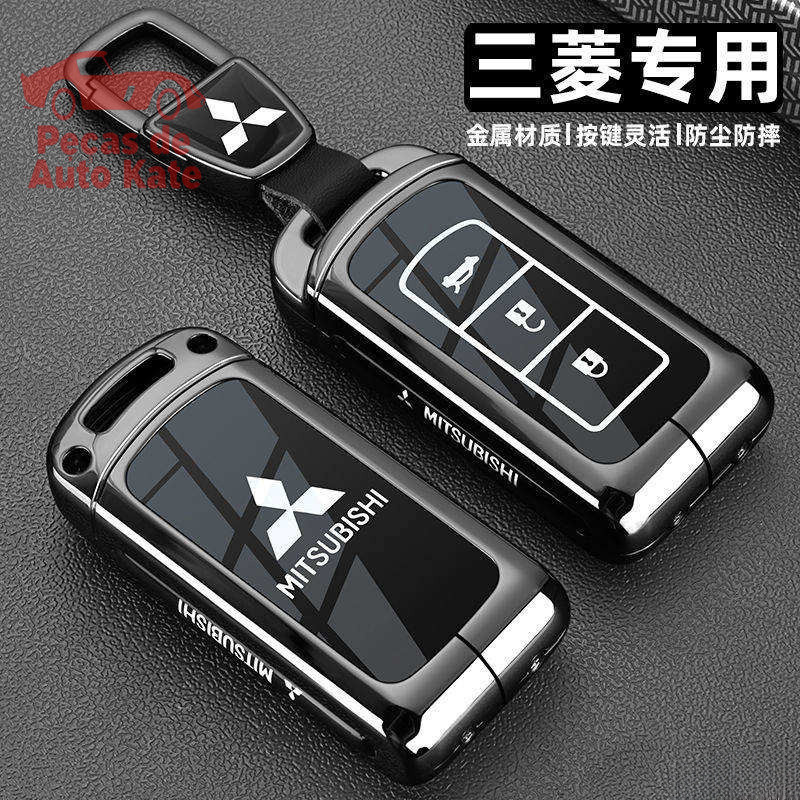 Chave de Carro Mitsubishi em Liga de Zinco para Outlander / Igor / Wings / Pajero / Zinc / ASX 3961 LWDQ