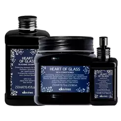 Kit Davines Heart Of Glass -Sh e Cond 250ml e Leave In 150ml