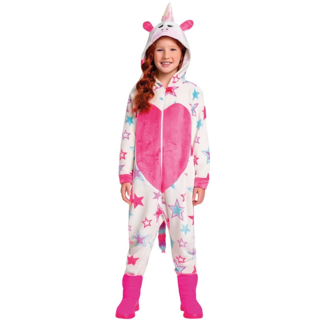 Pijama Macacão Kigurumi Infantil Unicórnio Fakini Em Fleece