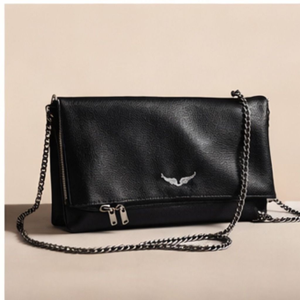Bolsa Asa Pequena Elegante TikTok Viral Com Duas Correntes Compacta Luxo Feminina