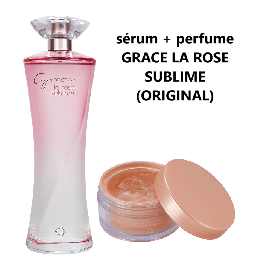 Perfume Grace La Rose 100ml + Sérum Grace La Rose Hinode (original)