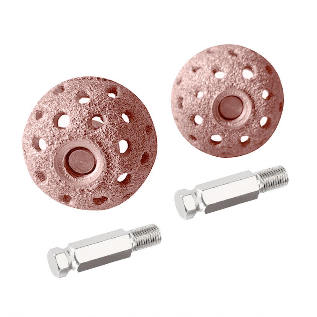 Jeanstyle-BR 2 peças 38mm cabeça de moagem para reparo de pneus liga de tungstênio roda de polimento de grão grosso com