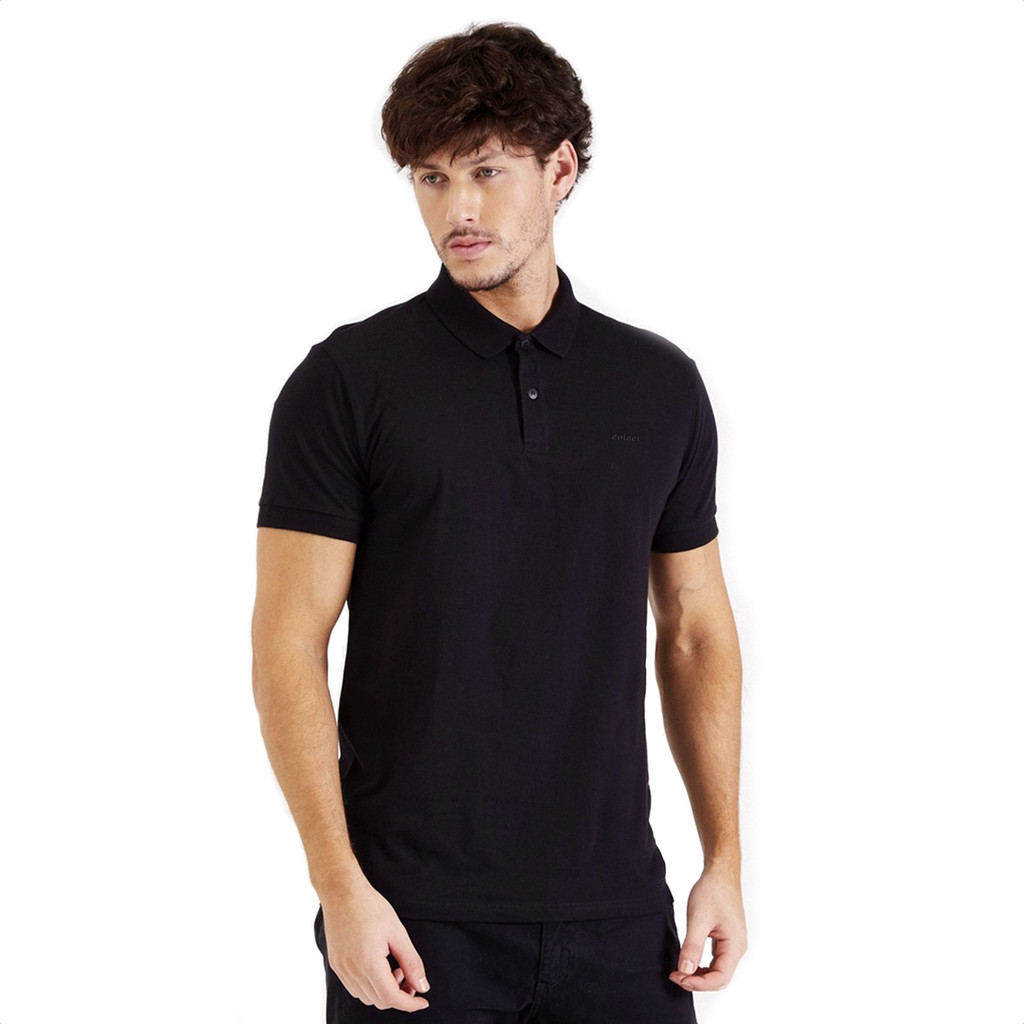 Camiseta Polo Colcci 03030 Preta - Masculina