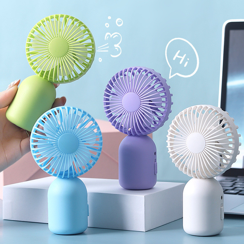 Mini Ventilador de Bolso Novo para o Verão, Ventilador Portátil Recarregável USB para Estudantes, Ventilador de Presente