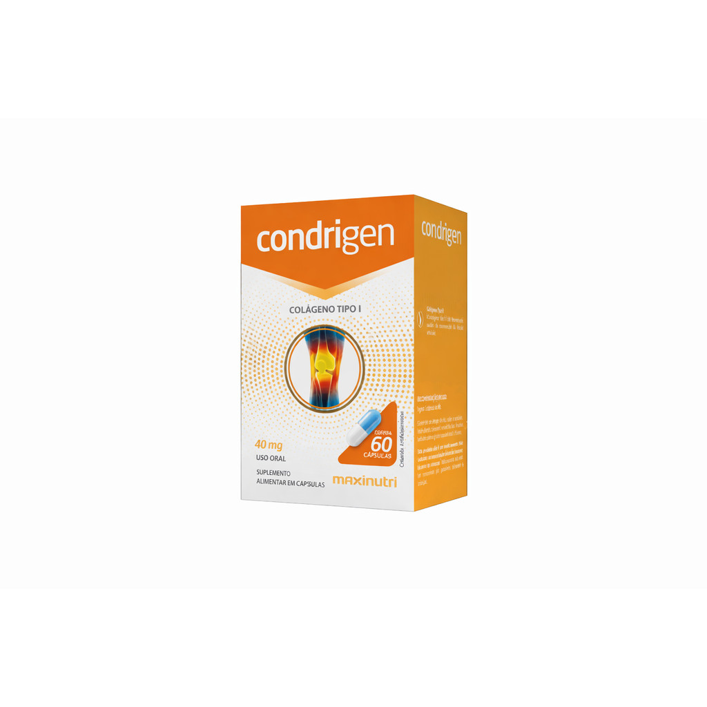 Condrigen Maxinutri 40mg 60 Cápsulas Colágeno Tipo II