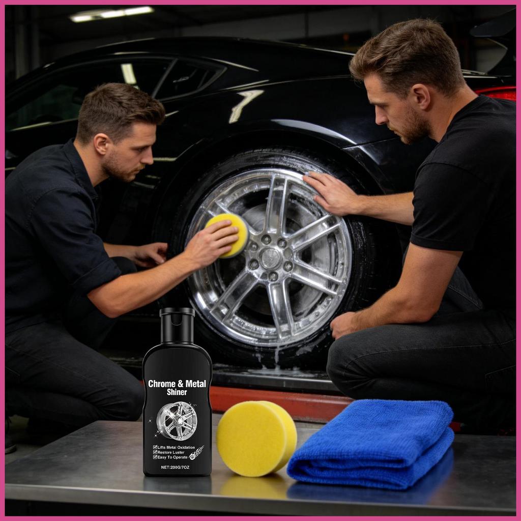 Kit De Polimento De Rodas , Brilho Para Restauração De Veículos , Removedor De Manchas De Ferrugem Móveis Automotivos , 