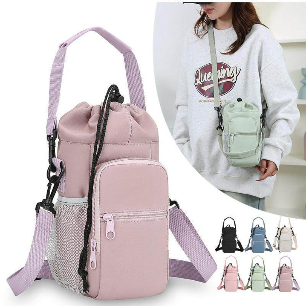 Mochila isolada de grande capacidade ao ar livre garrafa térmica e capa protetora impermeável para telefone celular Yobe