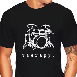 Camiseta Therapy Bateria Camisa Blusa Unissex Masculino Feminino 100% Algodão Street Wear Plus Size