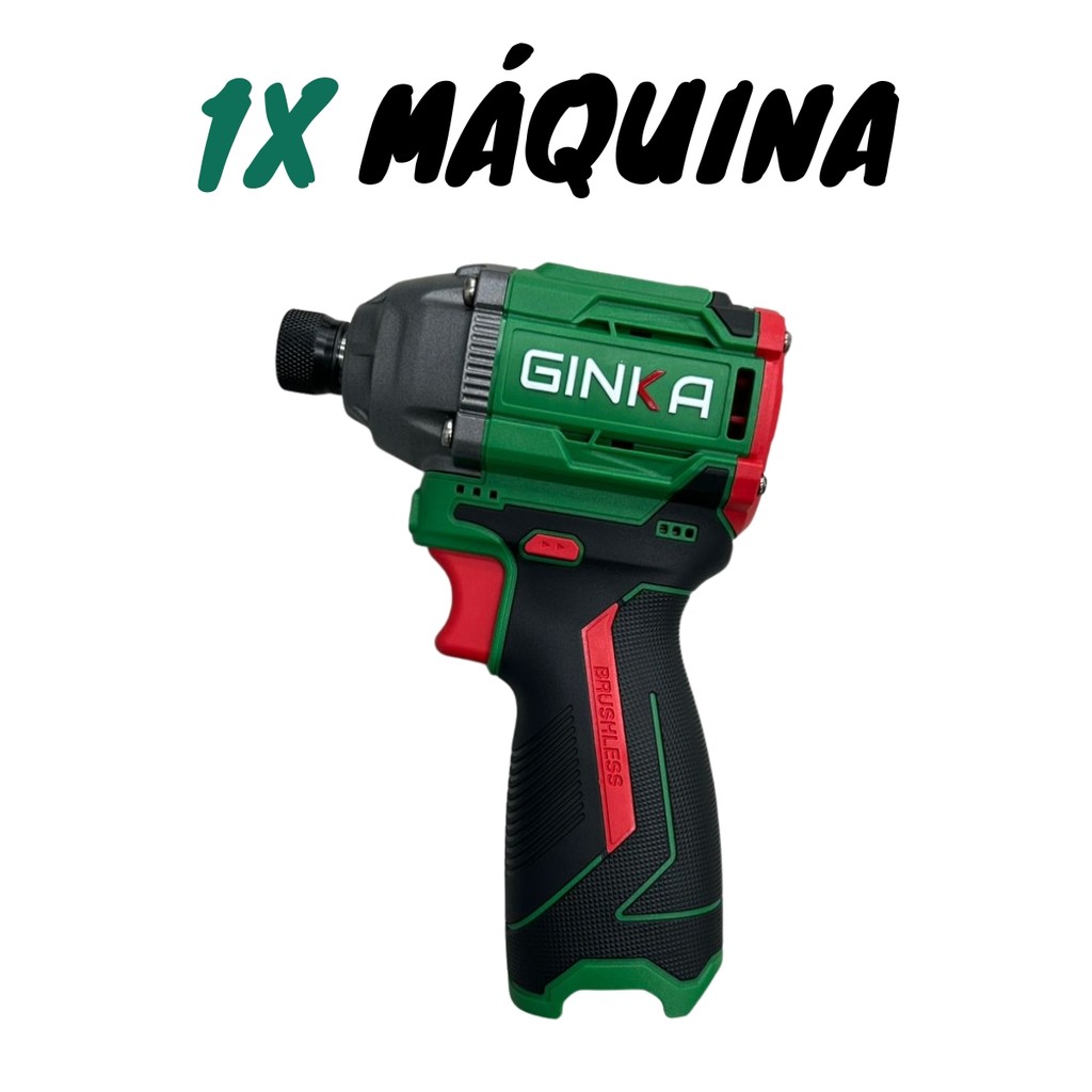 Parafusadeira De Impacto 16v Brushless 1/4'' (gk1614) 140Nm - Ginka
