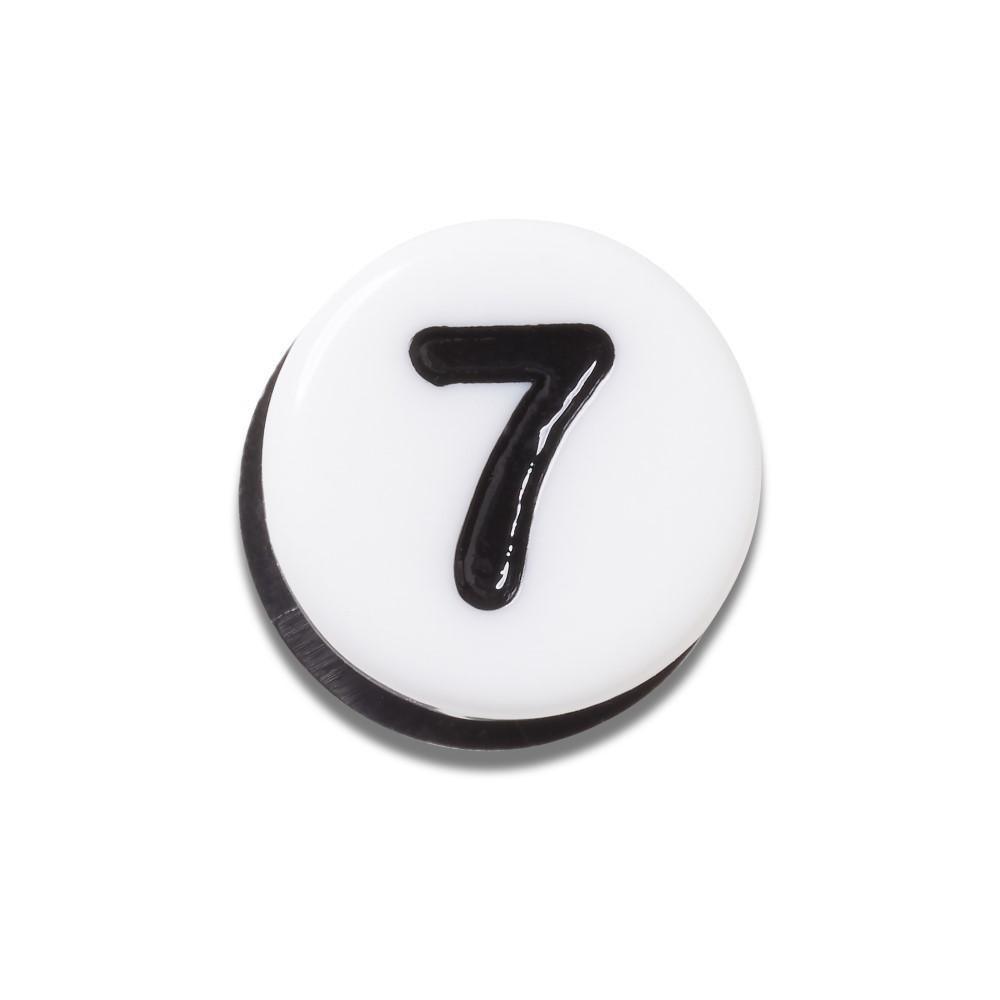 Jibbitz™ Número 7 Pequeno Único em Oferta na Shopee