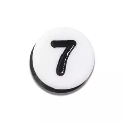 Jibbitz™ Número 7 Pequeno Único