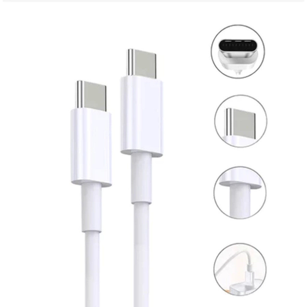 Cabo 5/3/2/1 Carregador de Dados Tipo C Dois Lados Para Cabo De Carga Rápida 2 Pontas Turbo Resistente 1metro em Oferta na Shopee