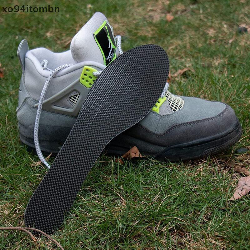 itens Palmilha De Fibra De Carbono Para Homens Correndo Esportes Pé Inserção Respirável Sapatos Almofadas Feminino Espor