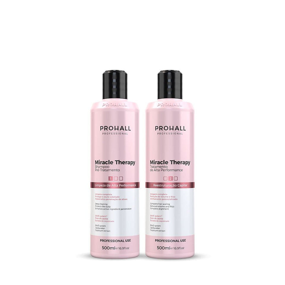 Kit Reestruturação Capilar Organic Miracle Therapy Liss - Passo 1 e 2 em Oferta na Shopee