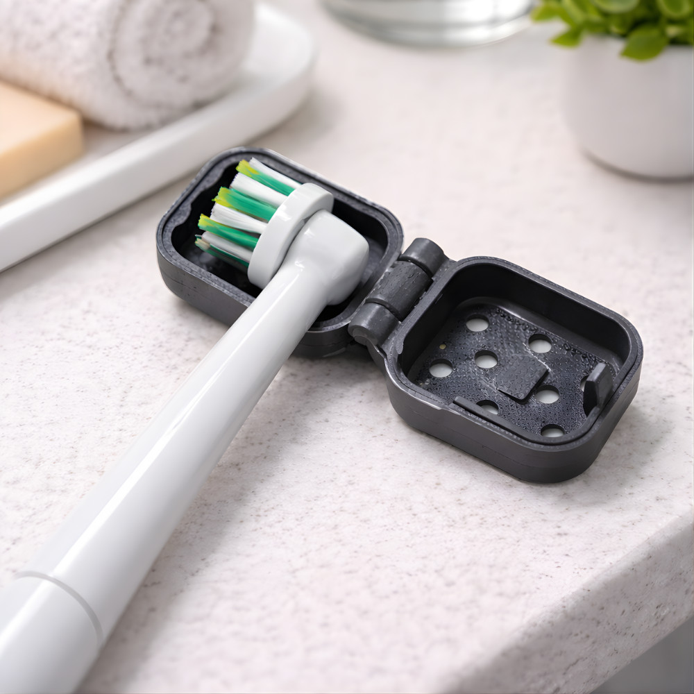 Capa Protetora Escova de Dente Universal Elétrica Oral-B Capinha OralB Cerdas de Escova Viagem Higienica Anti Poeira