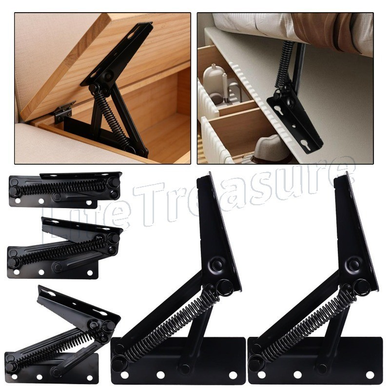 Dobradiças De Mola De Aço Laminado A Frio-Suporte De Abertura De Porta De Janela De Armário-Rack De Elevação De Sofá-Cam