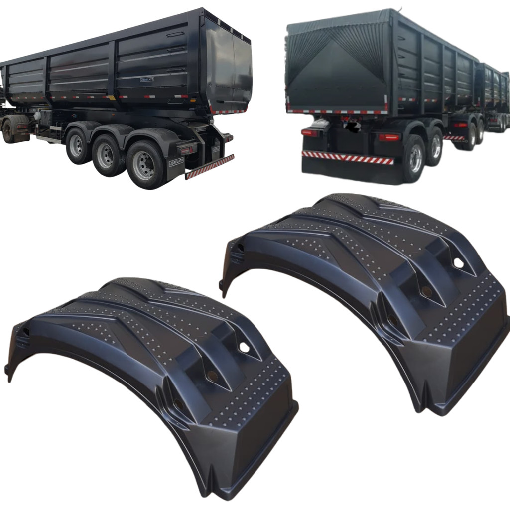 Kit 2 Paralama Carreta Bitrem Librelato Moderna Universal em Oferta na Shopee