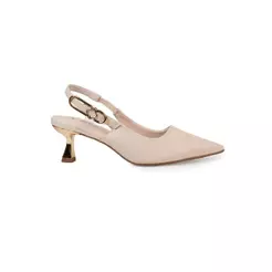 Scarpin Bebecê Com Elástico Confortável Detalhe Sofisticado