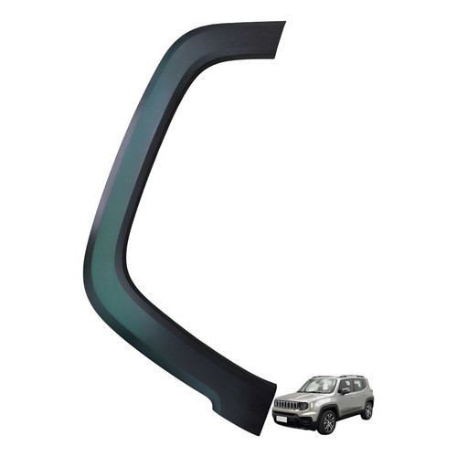 Moldura Paralama Diant. Direito Jeep Renegade 2017 735578402 Preto