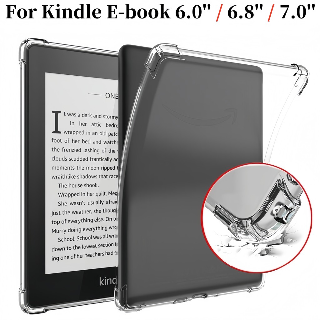 Para Kindle 6.8 " 6.0'7.0 Paperwhite 6 5 4 3 2 1 KPW5 KPW6 M2L3EK M2L4EK EY21 DP75SDI SY69JL J9G29R WP63GW 4 Cantos À Pr