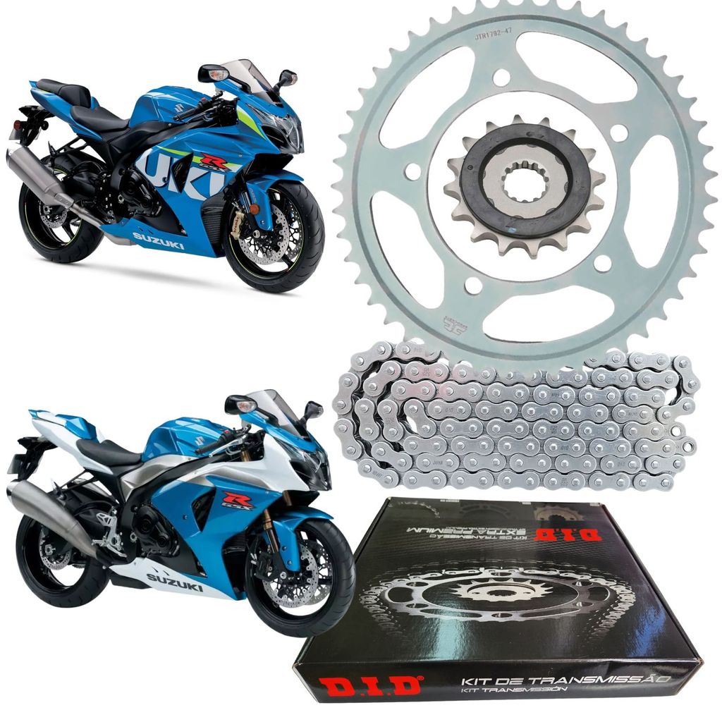 KIT RELAÇÃO DID PREMIUM SUZUKI GSX-R1000 (2009-2016) - 42/17T - (530VX3-114ZB)