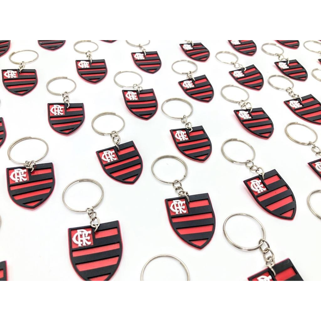 chaveiro time mengão 10un lembrancinha jogos campeão campeonato brasileiro