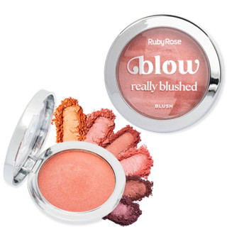 Lançamento Blush Compacto Baked Really Blushed Linha Blow By Ruby Rose HBM12 em Oferta na Shopee