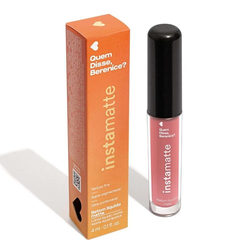 Quem Disse, Berenice? Batom Líquido Rosetali  4ml em Oferta na Shopee