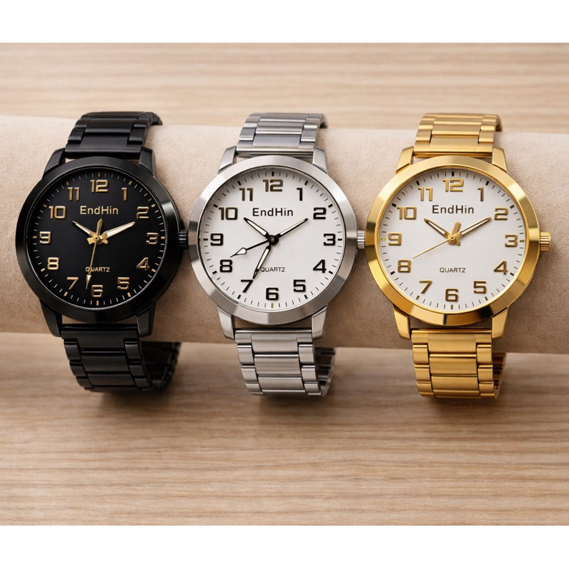 Relógio Feminino EnsHin Quartz – Elegância, Conforto e Estilo Clássico e Resistente água em Oferta na Shopee