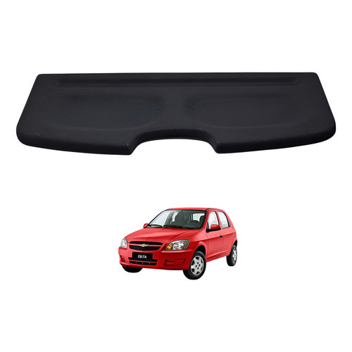 Tampão Bagagito Traseiro Paralelo Chevrolet Celta 2015 2017  Preto