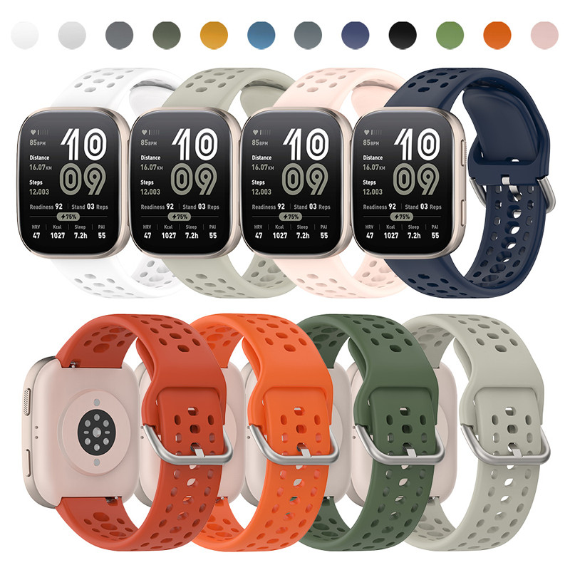 Pulseira Oficial De Silicone Macio Para Smartwatch Amazfit Bip 6 , De Borracha De Substituição , Acessórios