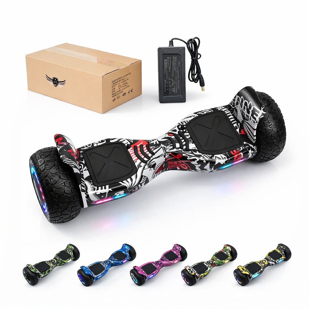 Hoverboard Elétrico Infantil 6.5 com LED Bluetooth Presente para Crianças