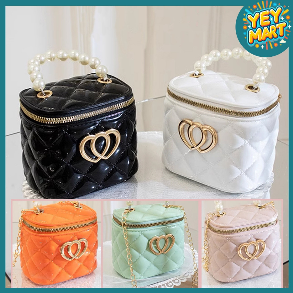 Yey Mart Bolsa de Geléia Bolsa de Cosméticos Lingge Bolsa de Pérola Bolsa de Mão Bolsa de Ombro Bolsa de Moda Corrente P