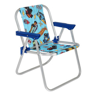 Cadeira De Praia/Piscina Infantil Belfix Hot Wheels Cor Azul