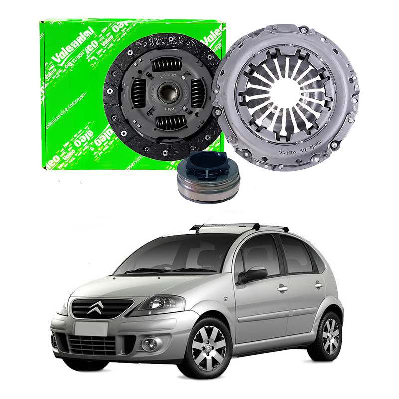 Kit Embreagem Valeo Citroën C3 1.4 8v 2005 A 2012