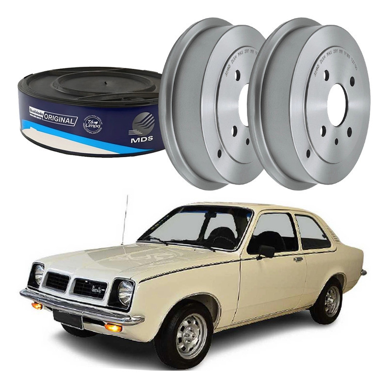 Tambor Freio Traseiro Chevrolet Chevette 1.6 1982 A 1983 em Oferta na Shopee