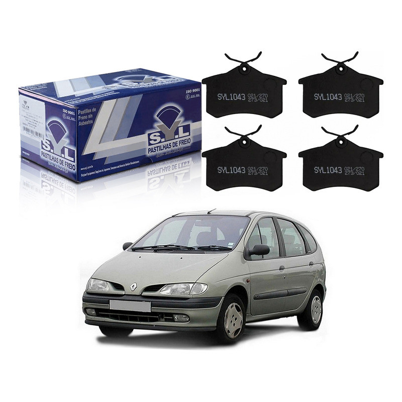 Pastilha Freio Traseiro Scenic 1.6 2.0 1996 A 2008 em Oferta na Shopee