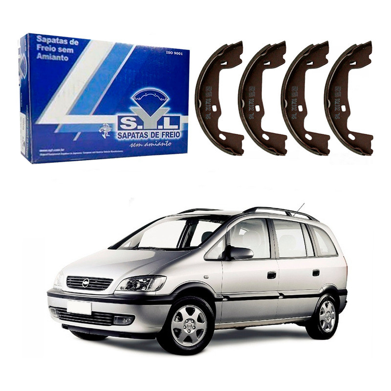 Sapata Freio Traseiro A Disco Zafira 2.0 2001 A 2012 em Oferta na Shopee