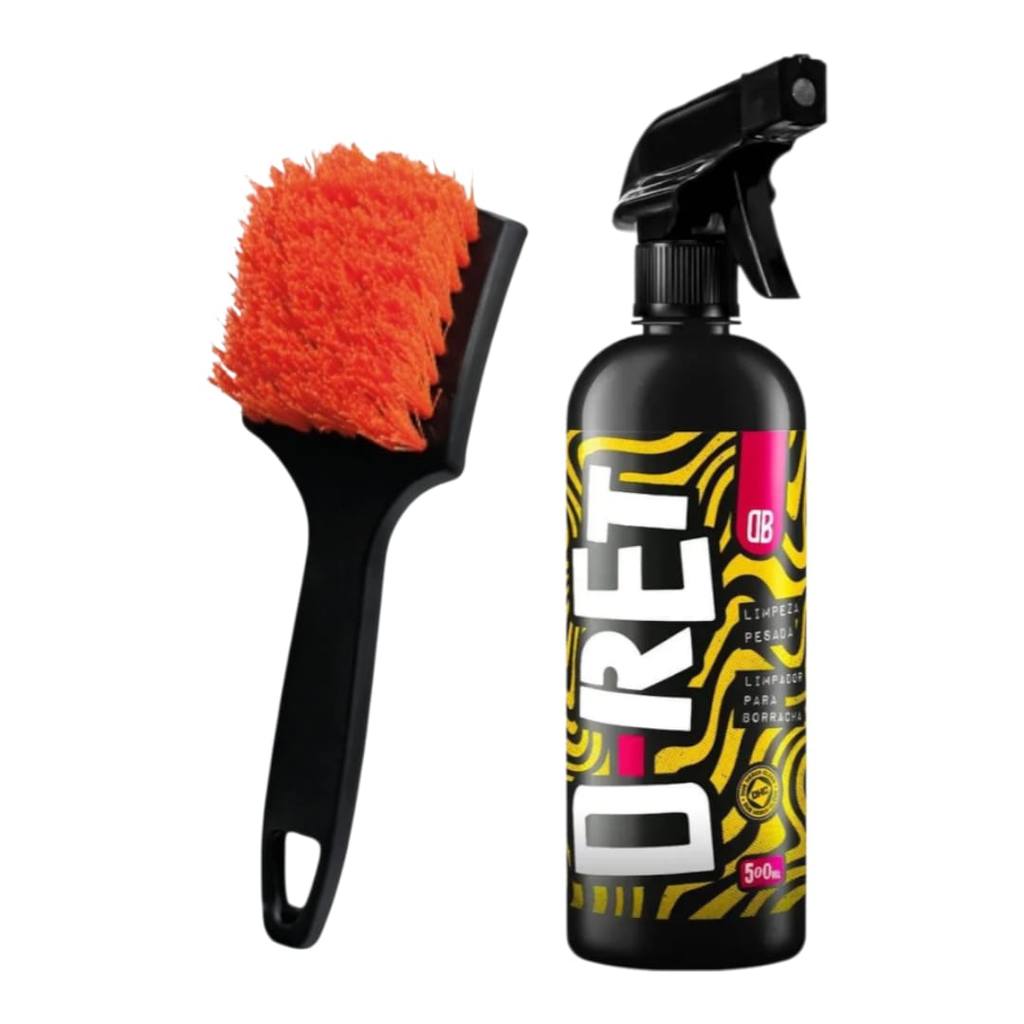 D-ret Limpa Pneu Plástico Borracha Dub Boyz + Escova Expert em Oferta na Shopee