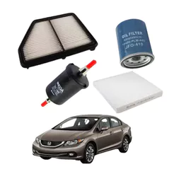 Kit de Filtros Wega Honda Civic 2.0 16V 2016 até 2022